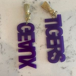 Geaux Tigers Earrings